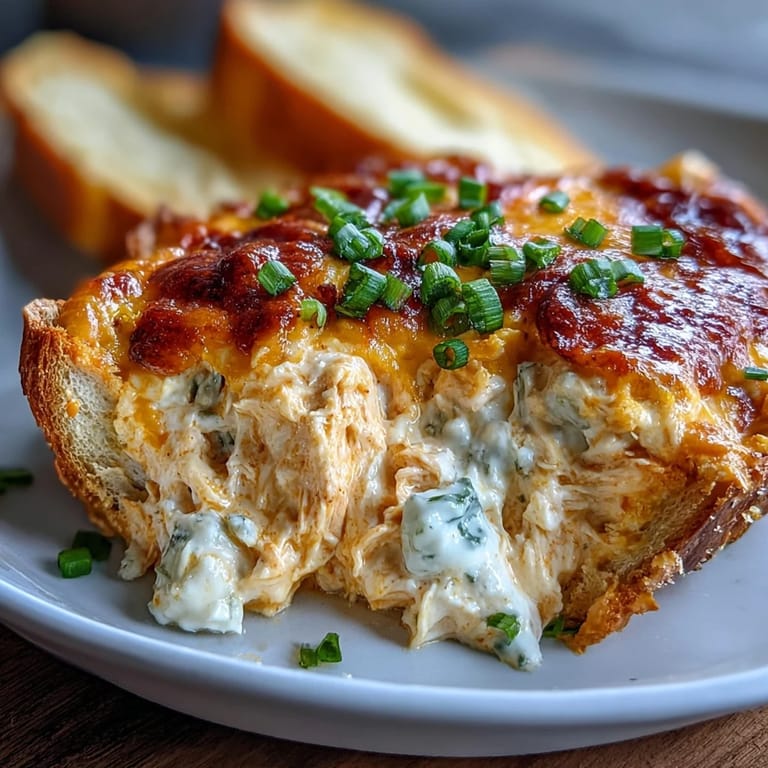 Cheesy Crock Pot Buffalo Chicken Dip with shredded chicken, ranch, and buffalo sauce ready for a party.