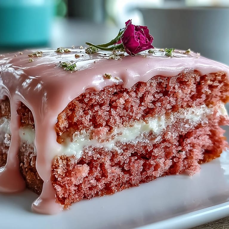 Beautiful Bridal Shower Rosé Velvet Cake, perfect for celebrations.
